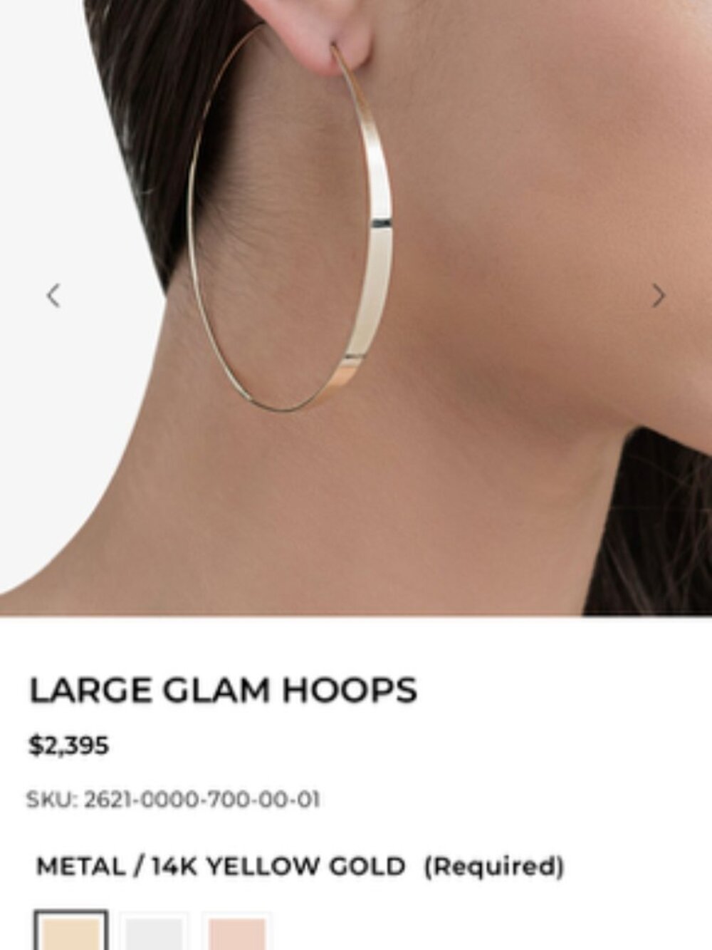 LANA GOLD LARGE HOOPS